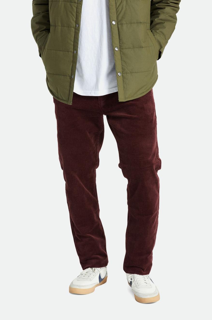 Brixton Choice Chino Regular Pantaloni Uomo Rosse | 426EITXGV