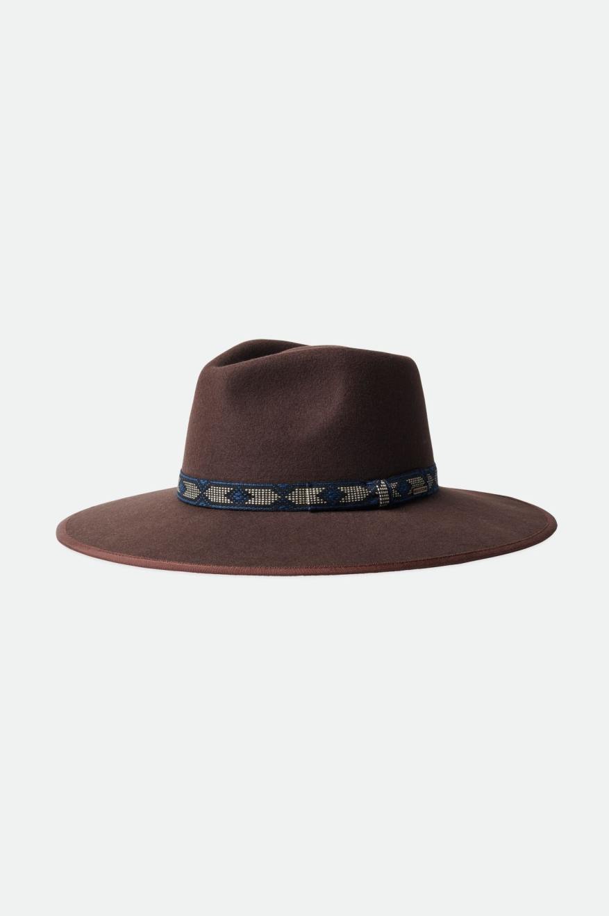 Brixton Jo Rancher Cappelli Uomo Marroni Profondo | 281LFSNJG