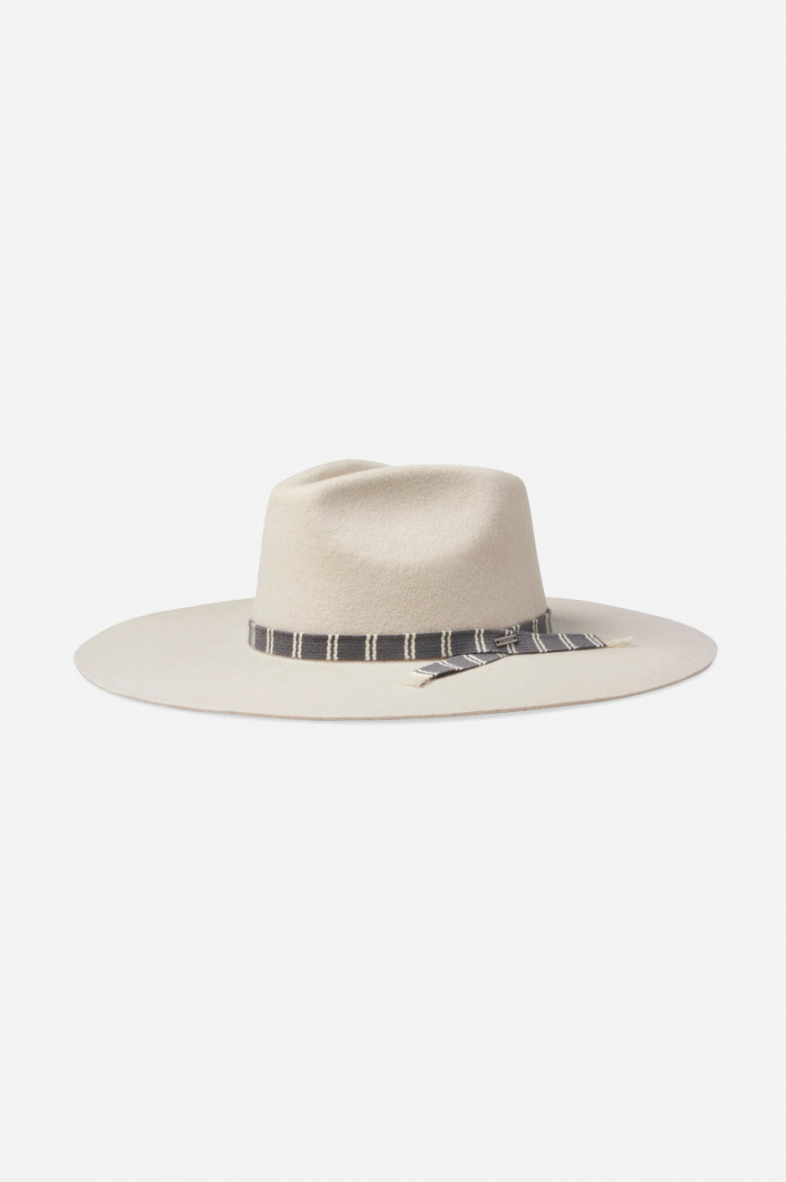 Brixton Leigh Felt Fedora Fedora Donna Bianche | 917JUHMPT