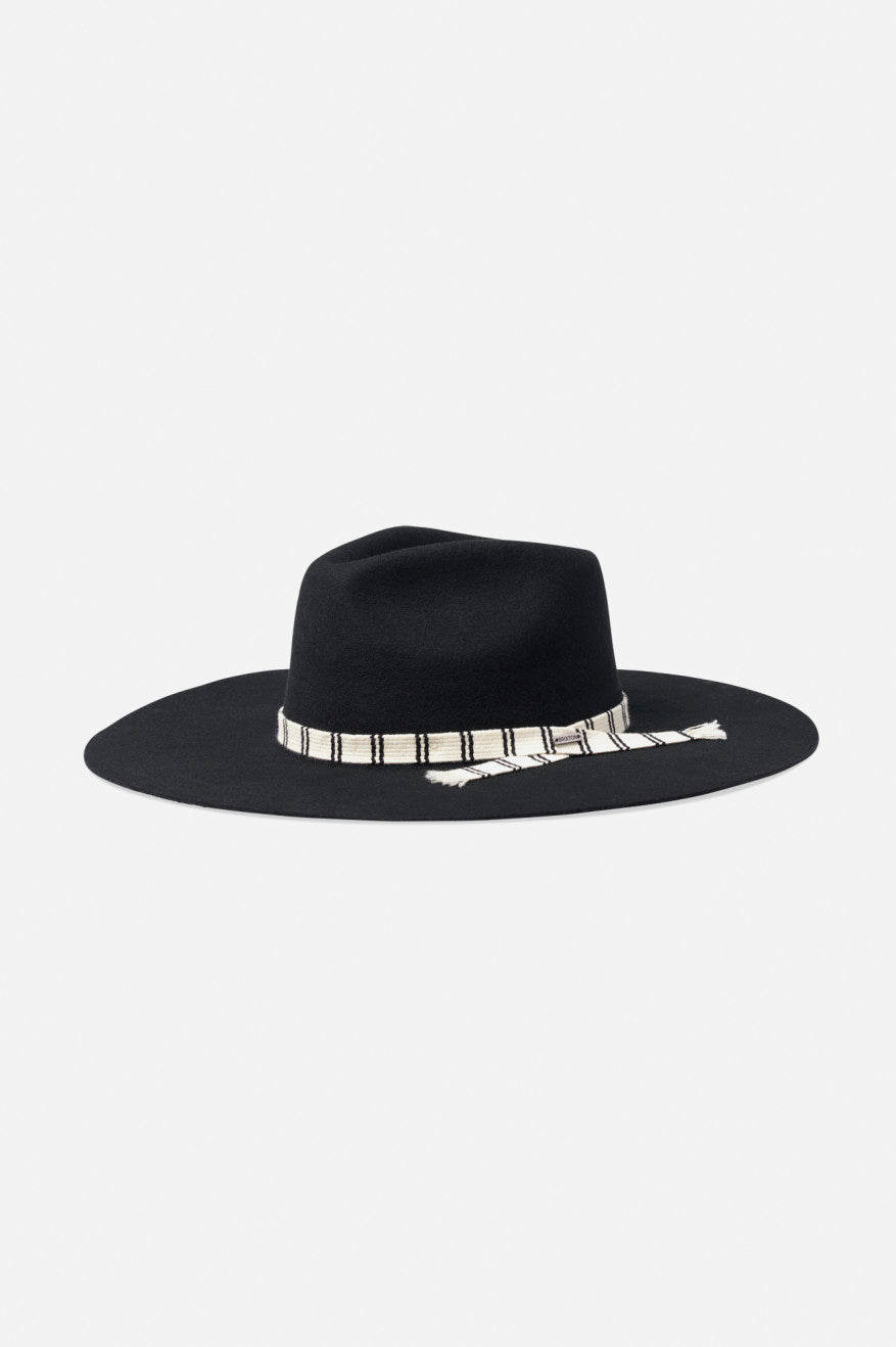 Brixton Leigh Felt Fedora Fedora Donna Nere | 012SEWGVR