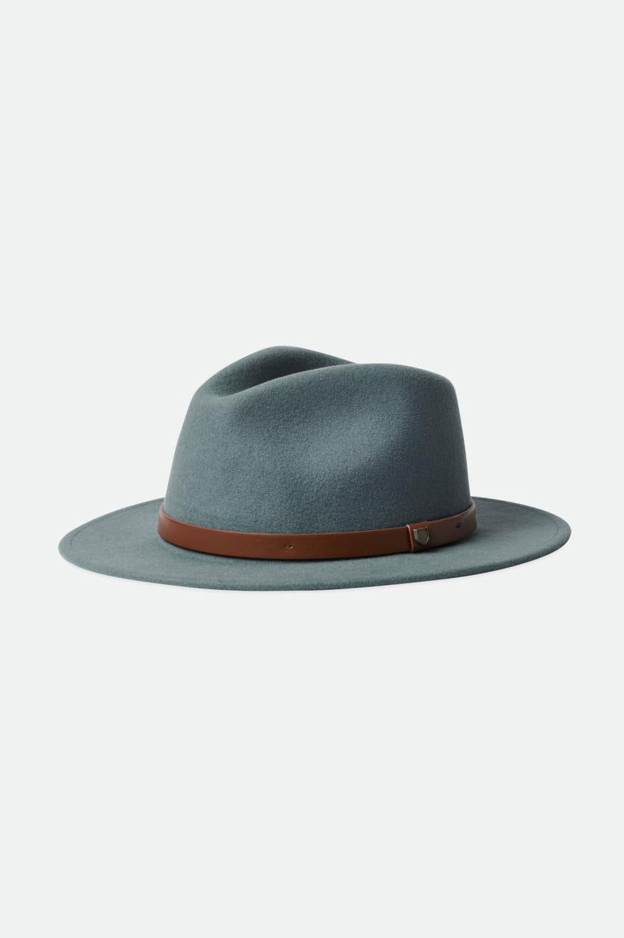 Brixton Messer Fedora Uomo Blu | 690DSKHJP