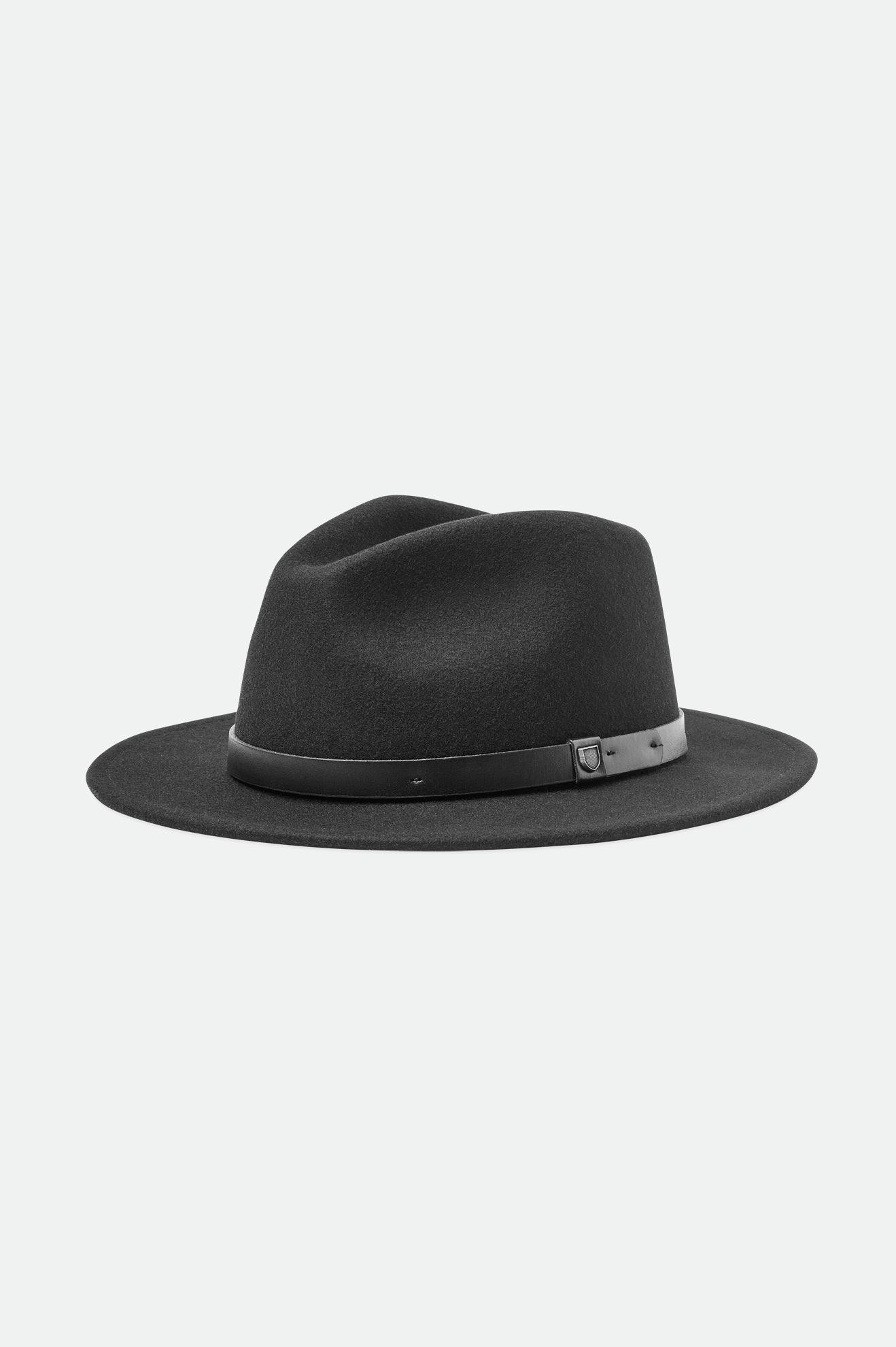 Brixton Messer Fedora Uomo Nere | 201ZAKWUR