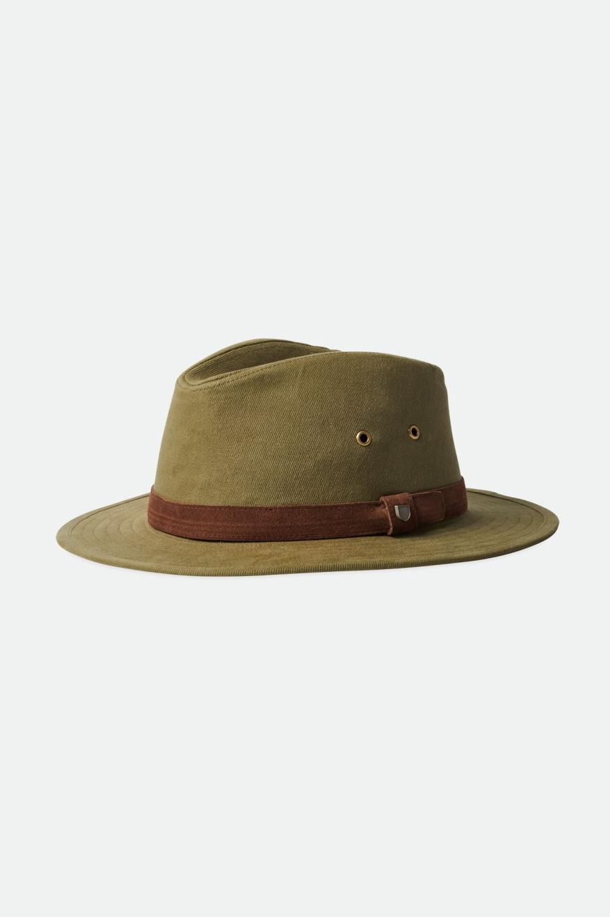 Brixton Messer Utility Adventure Fedora Fedora Donna Verde Oliva | 102ZIVUQM