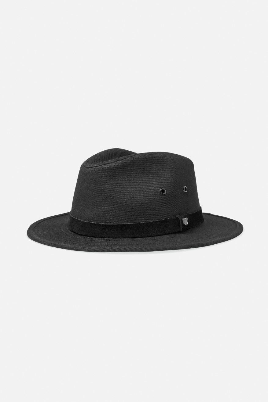 Brixton Messer Utility Adventure Fedora Fedora Donna Nere | 972HDLYNV