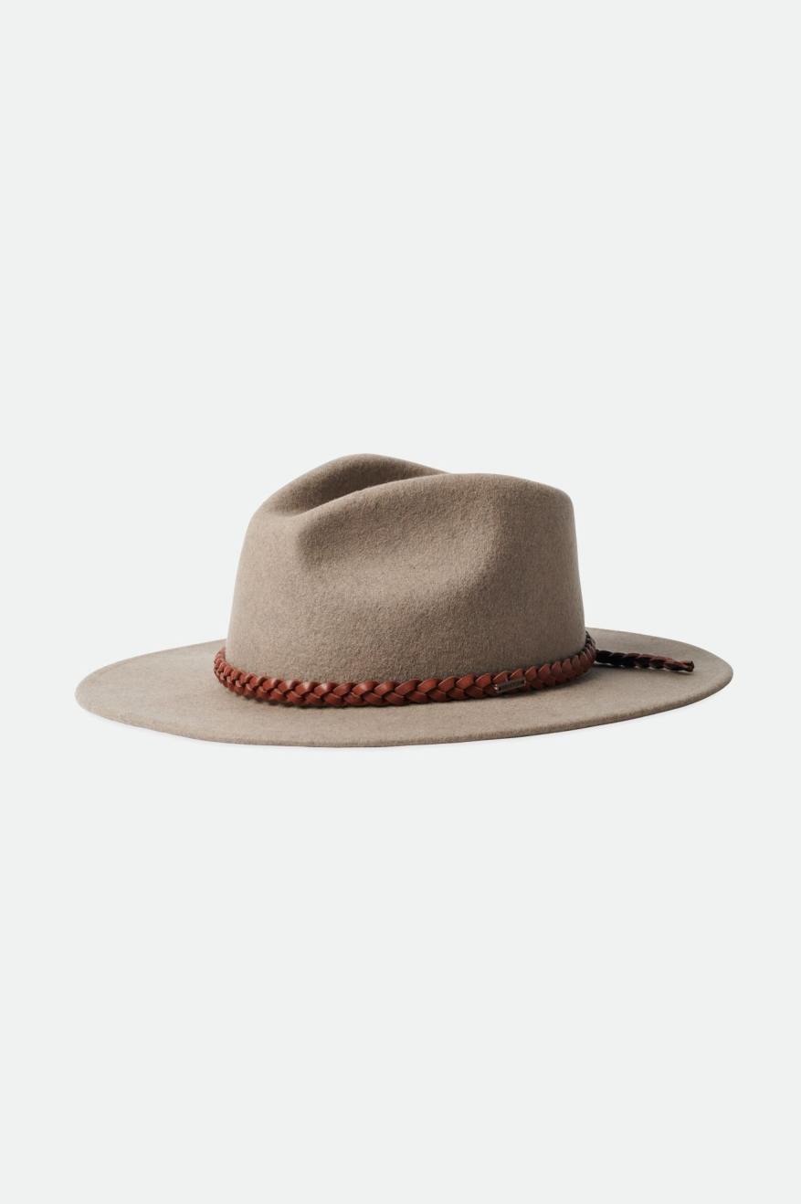 Brixton Messer Western Fedora Fedora Donna Beige | 538IDBFNE