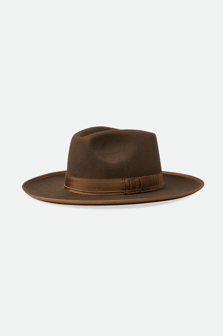 Brixton Reno Fedora Fedora Donna Marroni | 490HXBOQJ