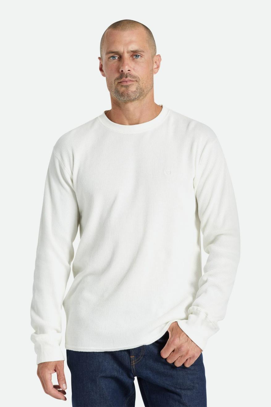 Brixton Reserve Thermal L/S Top Uomo Bianche | 874ZQLKNC