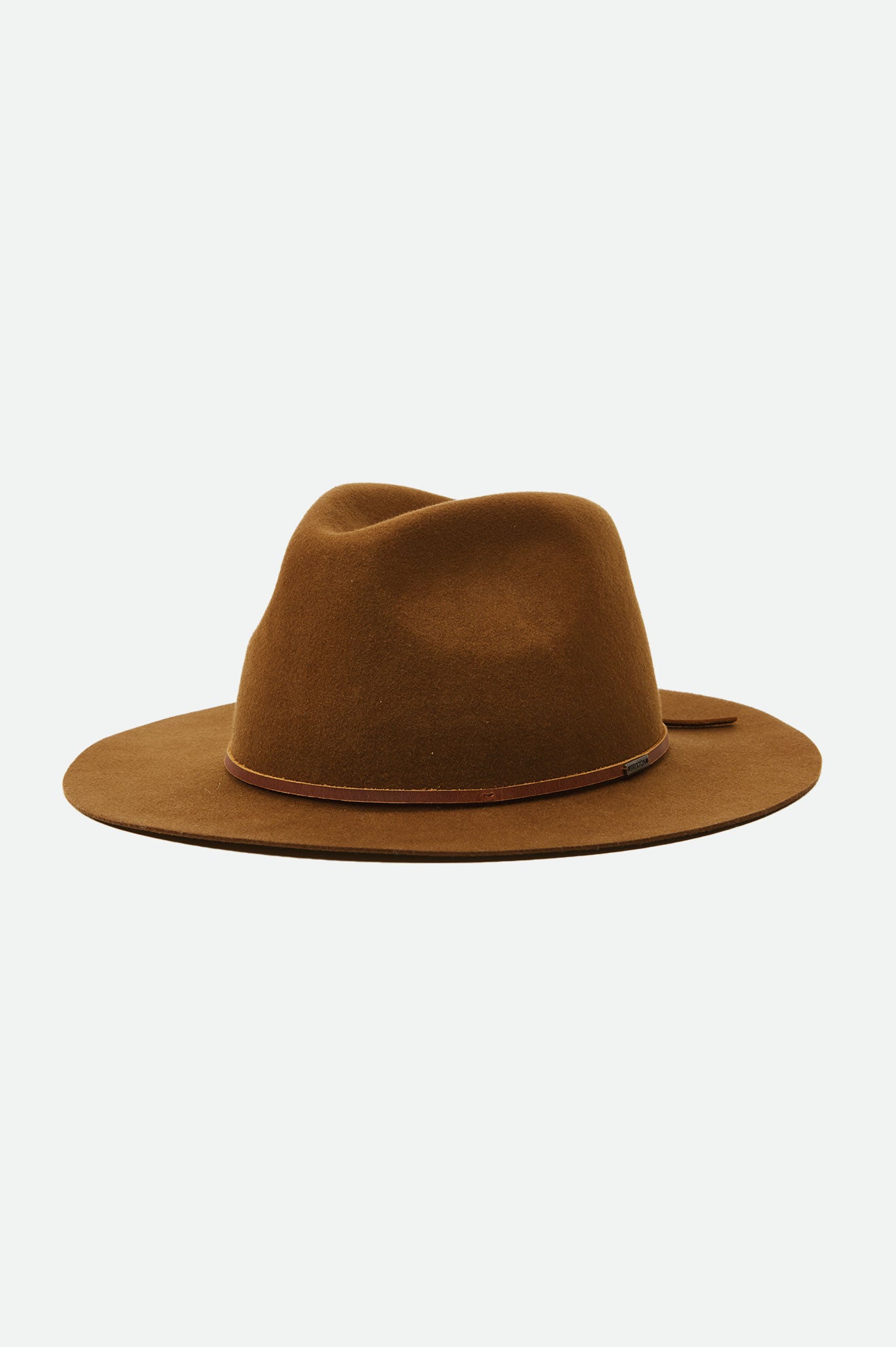 Brixton Wesley Packable Fedora Uomo Caffè | 967WRGSFI