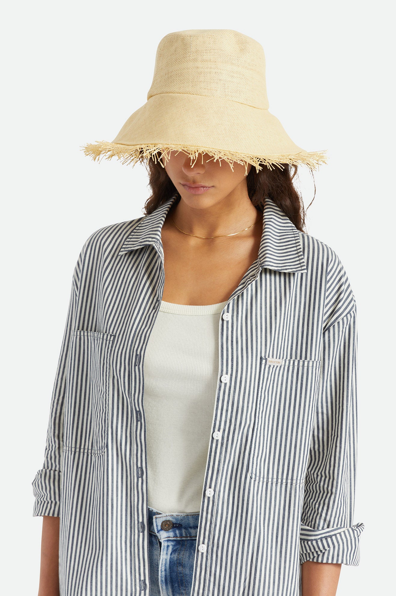 Brixton Alice Straw Cappelli Donna Marroni | 138DNCAOQ