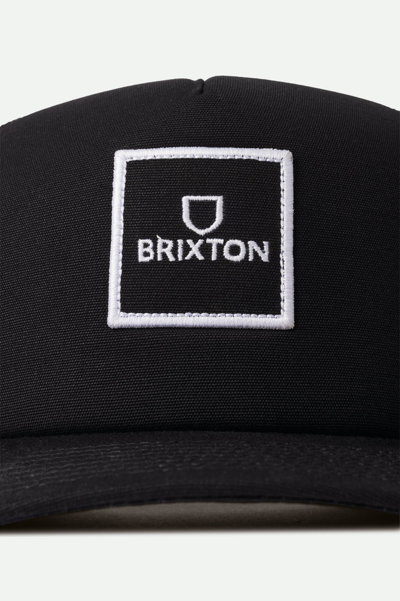 Brixton Alpha Block NetPlus MP Trucker Hat Cappellini Uomo Nere | 391ULBOES