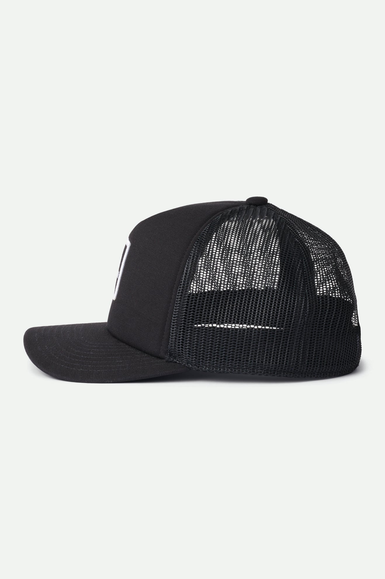 Brixton Alpha Block NetPlus MP Trucker Hat Cappellini Uomo Nere | 391ULBOES