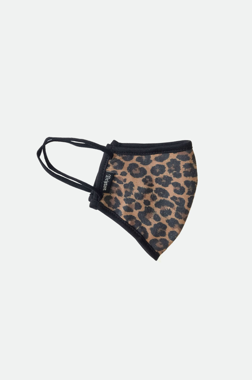 Brixton Antimicrobial 4-Way Stretch Mascherina Leopardate | 045LKRBFH