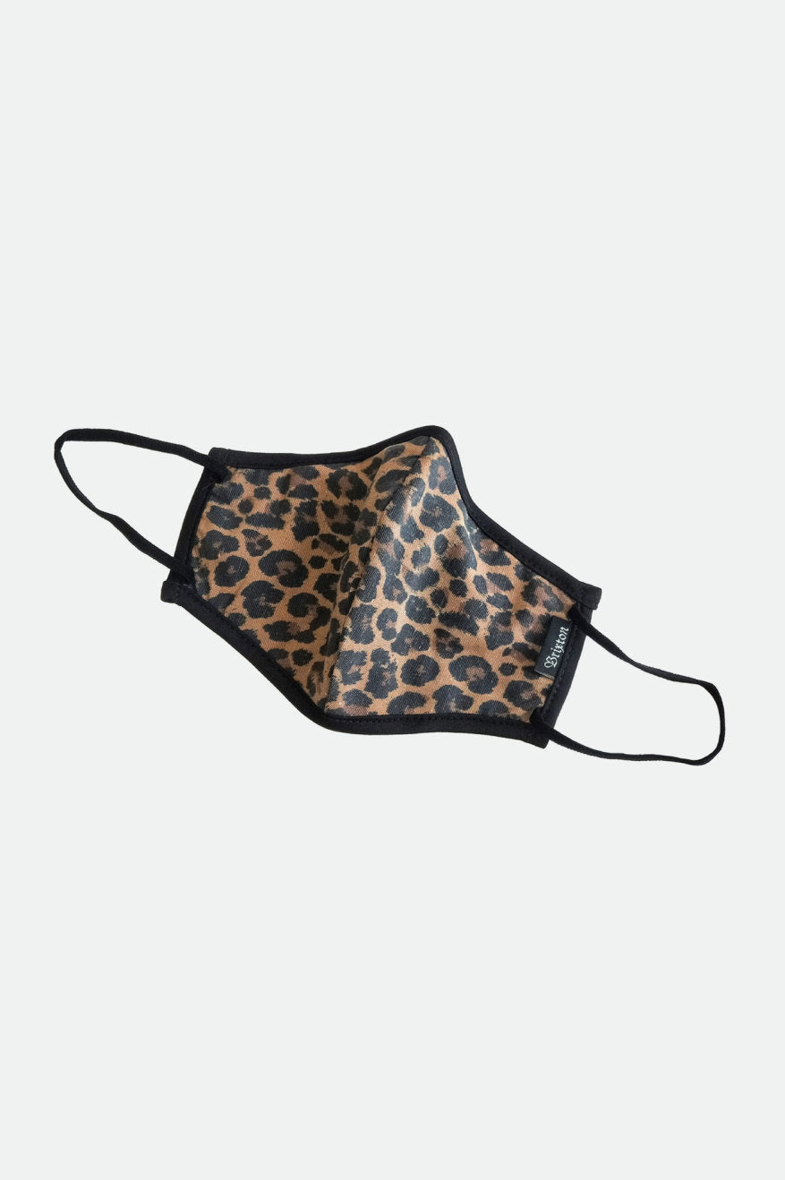 Brixton Antimicrobial 4-Way Stretch Mascherina Leopardate | 045LKRBFH