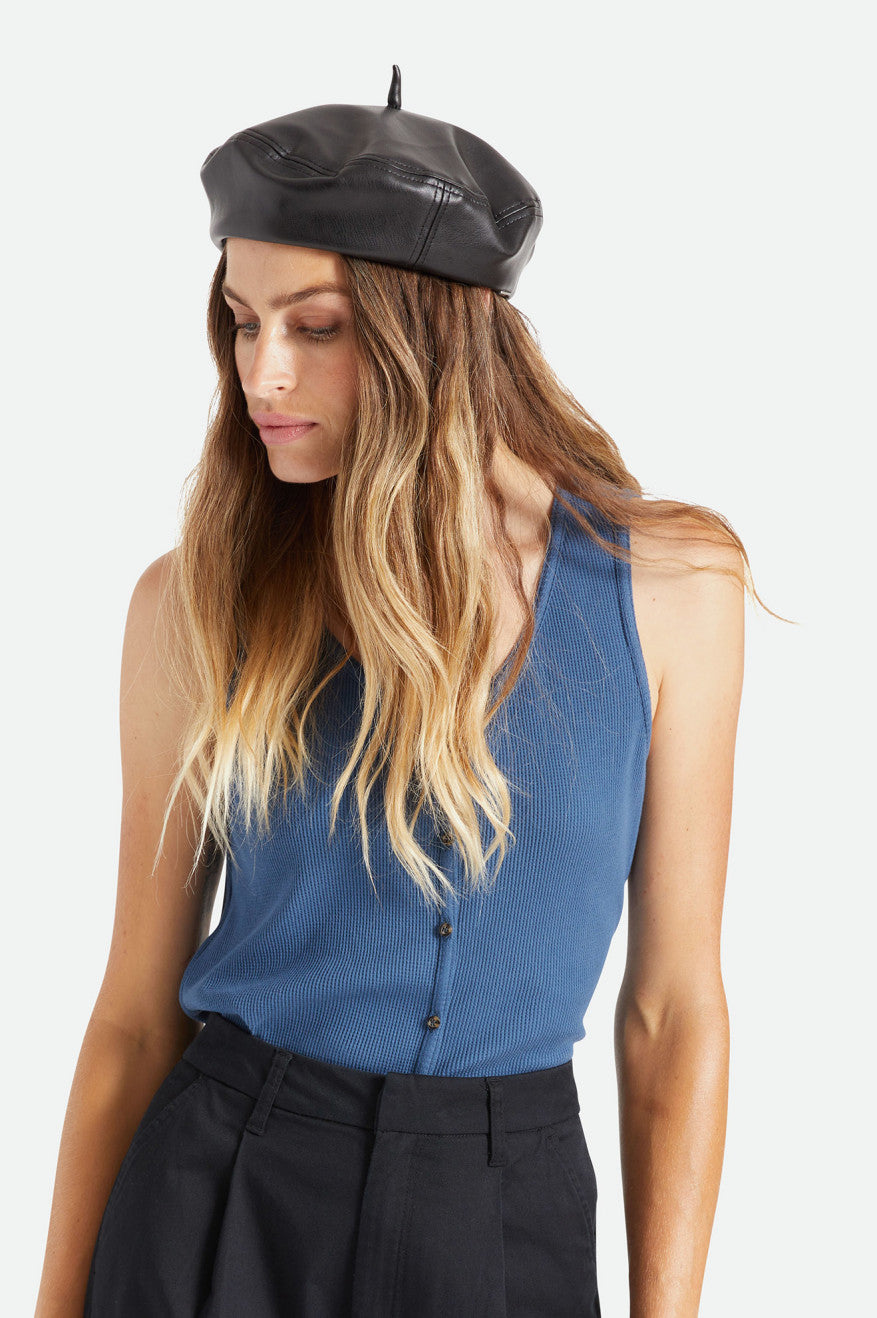 Brixton Audrey II Beret Cappelli Donna Nere | 649FIVAHK