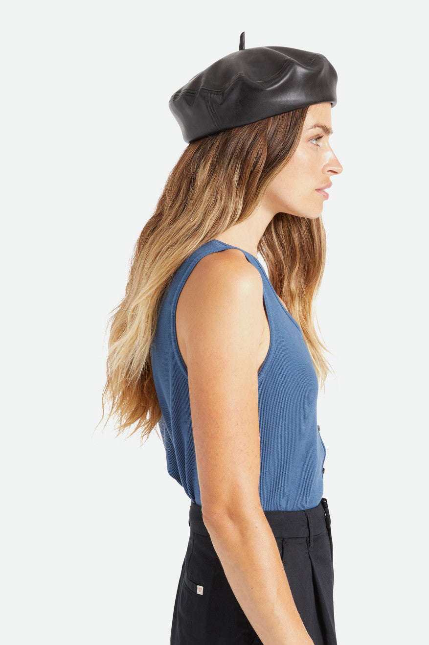 Brixton Audrey II Beret Cappelli Donna Nere | 649FIVAHK