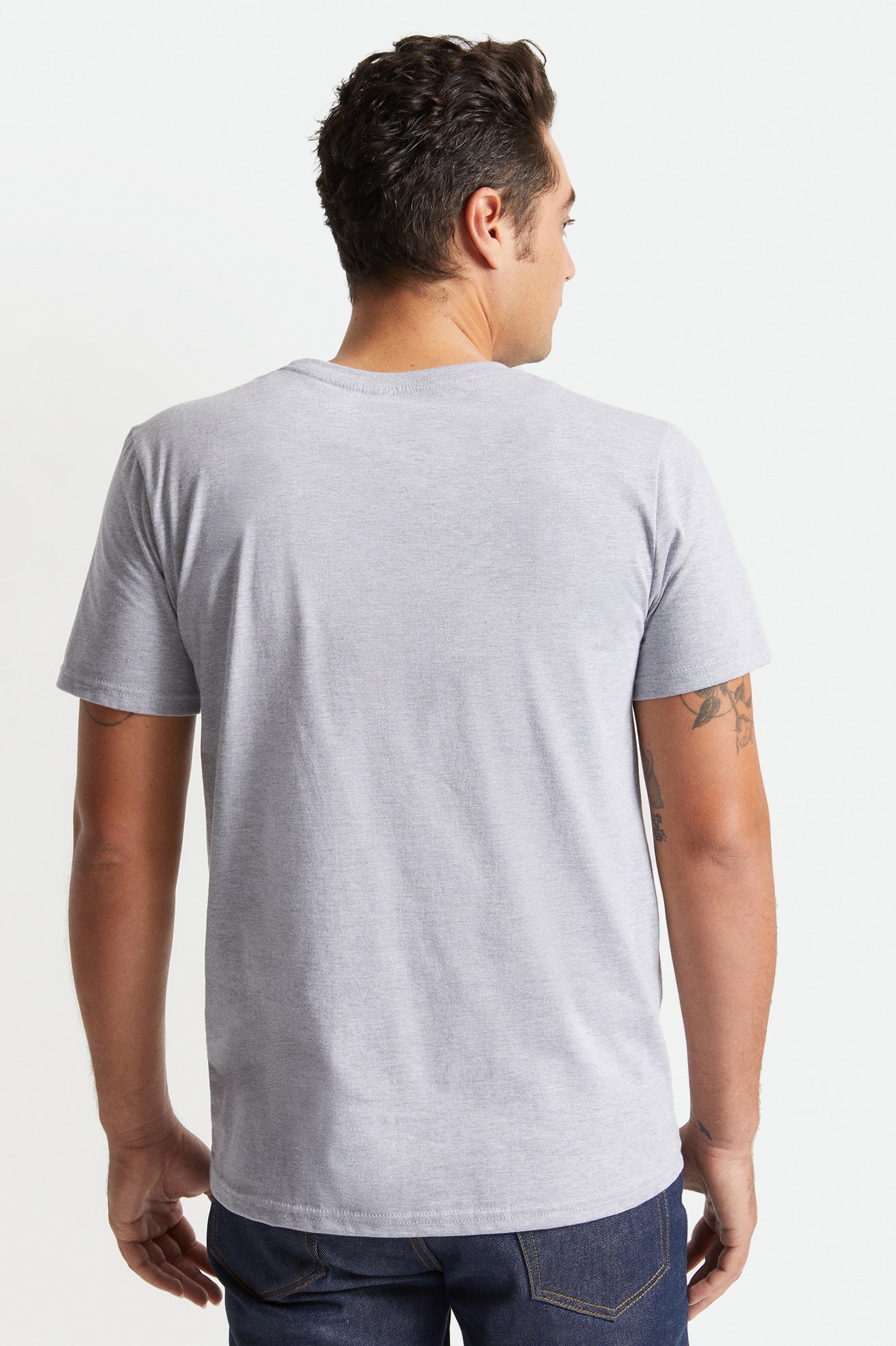 Brixton Basic S/S Pocket Top Uomo Grigie | 682QMKZTU