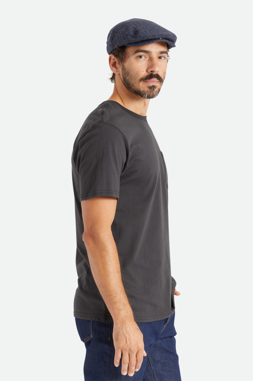 Brixton Basic S/S Pocket Top Uomo Nere | 419KOECPM