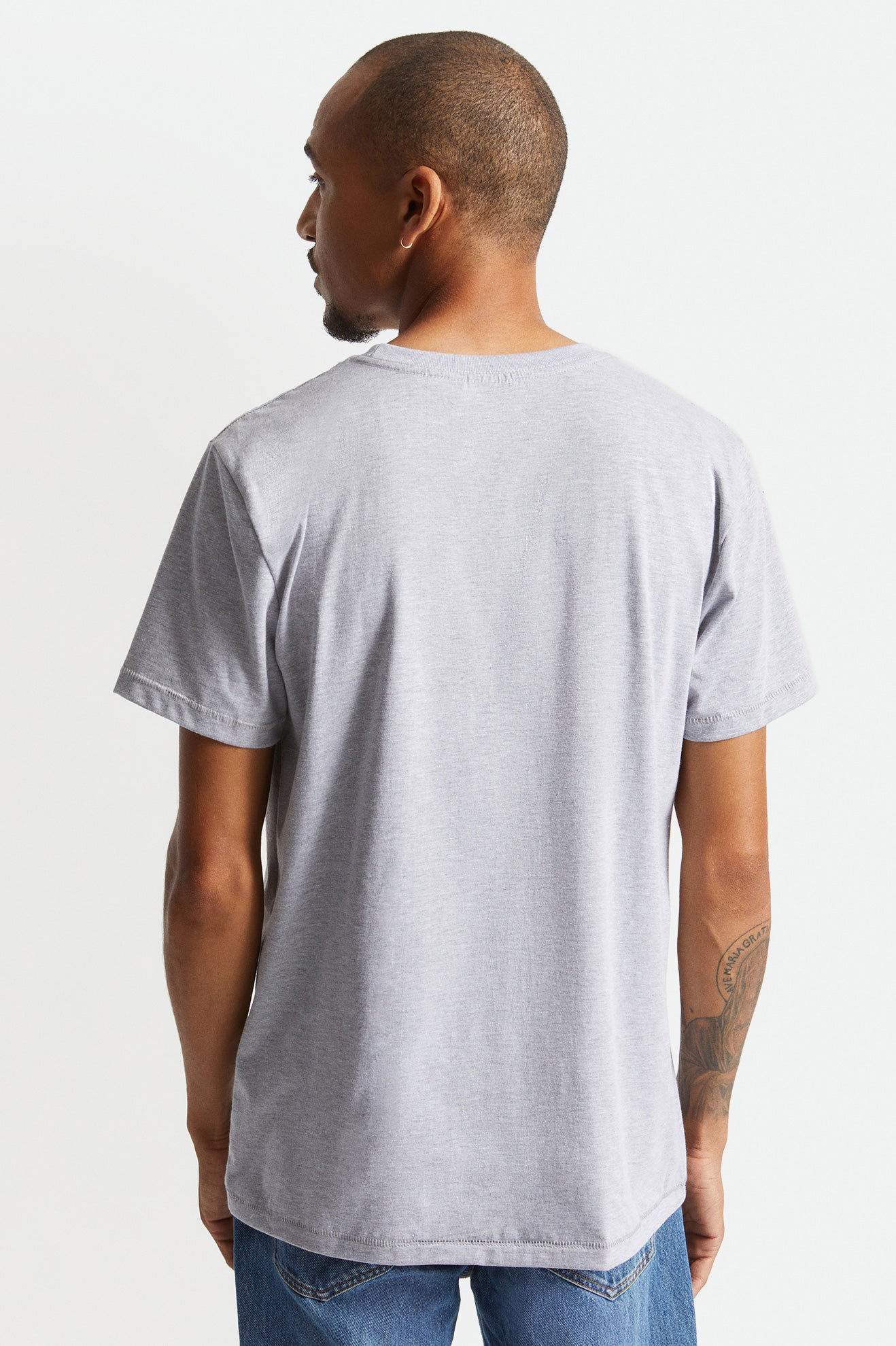 Brixton Basic S/S Tailored Top Uomo Grigie | 481ZMNUQV