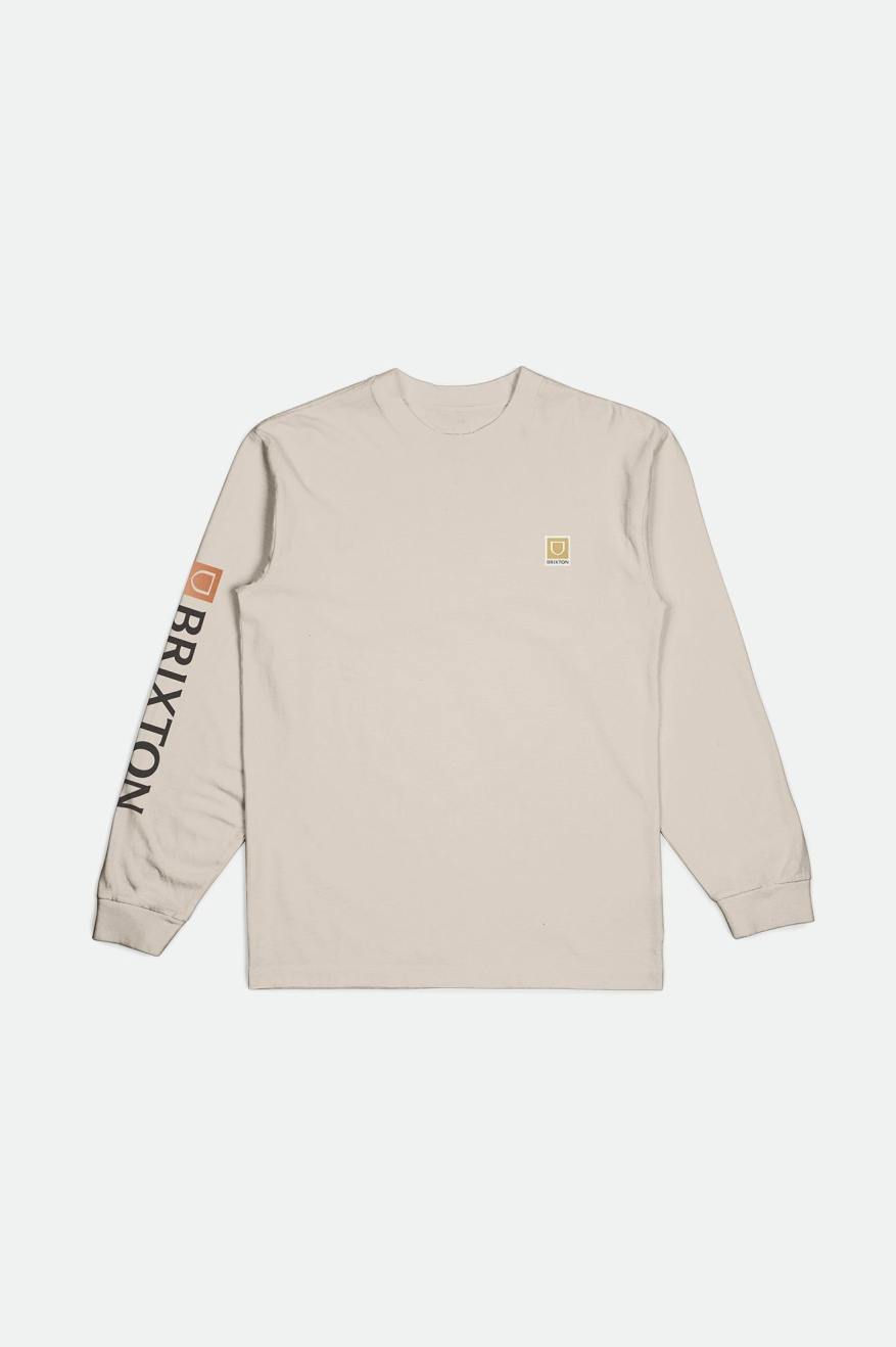 Brixton Beta II L/S Standard Top Uomo Crema | 591CGXRYV