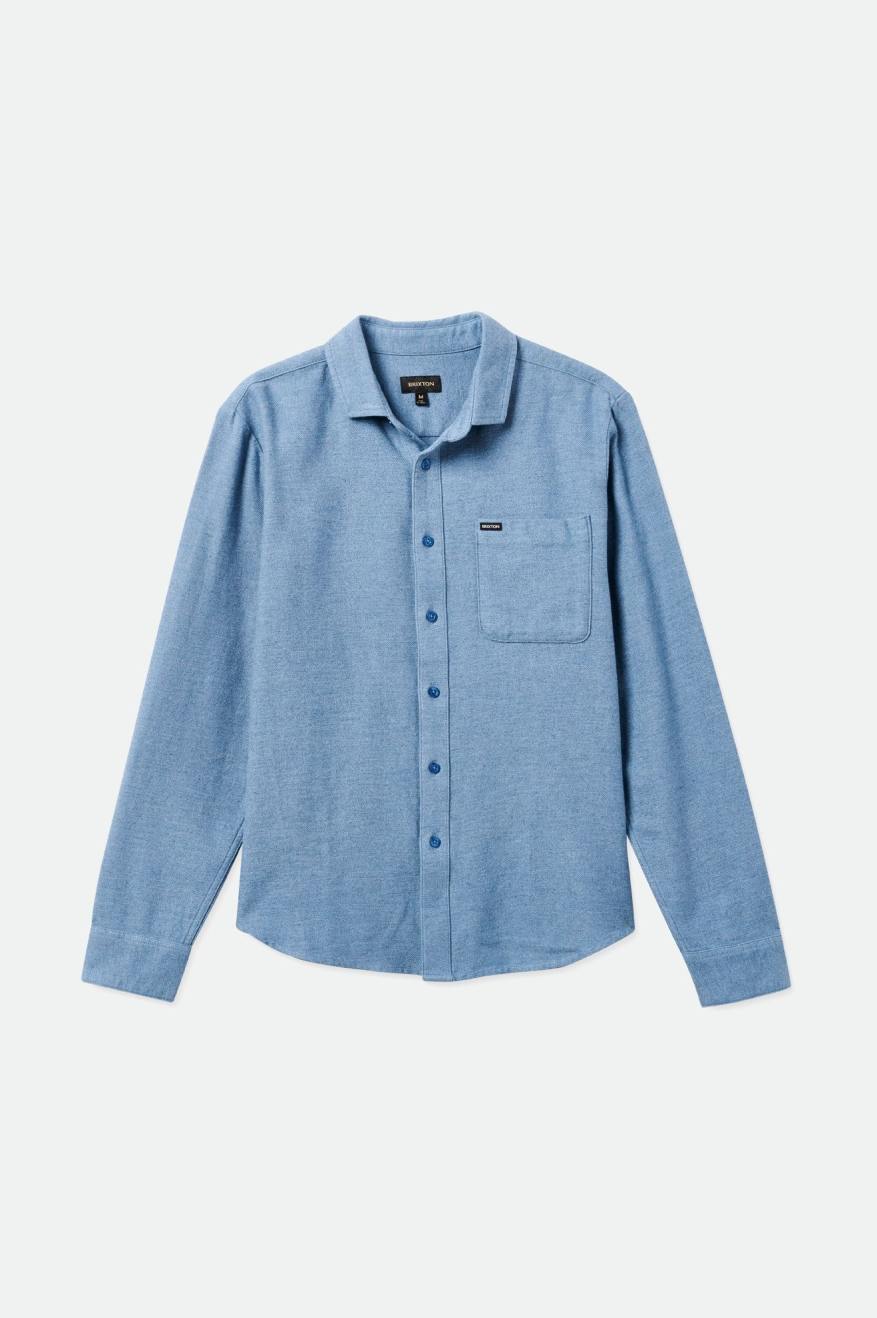 Brixton Bixby Reserve L/S Top Di Flanella Uomo Blu | 017QZDEBG