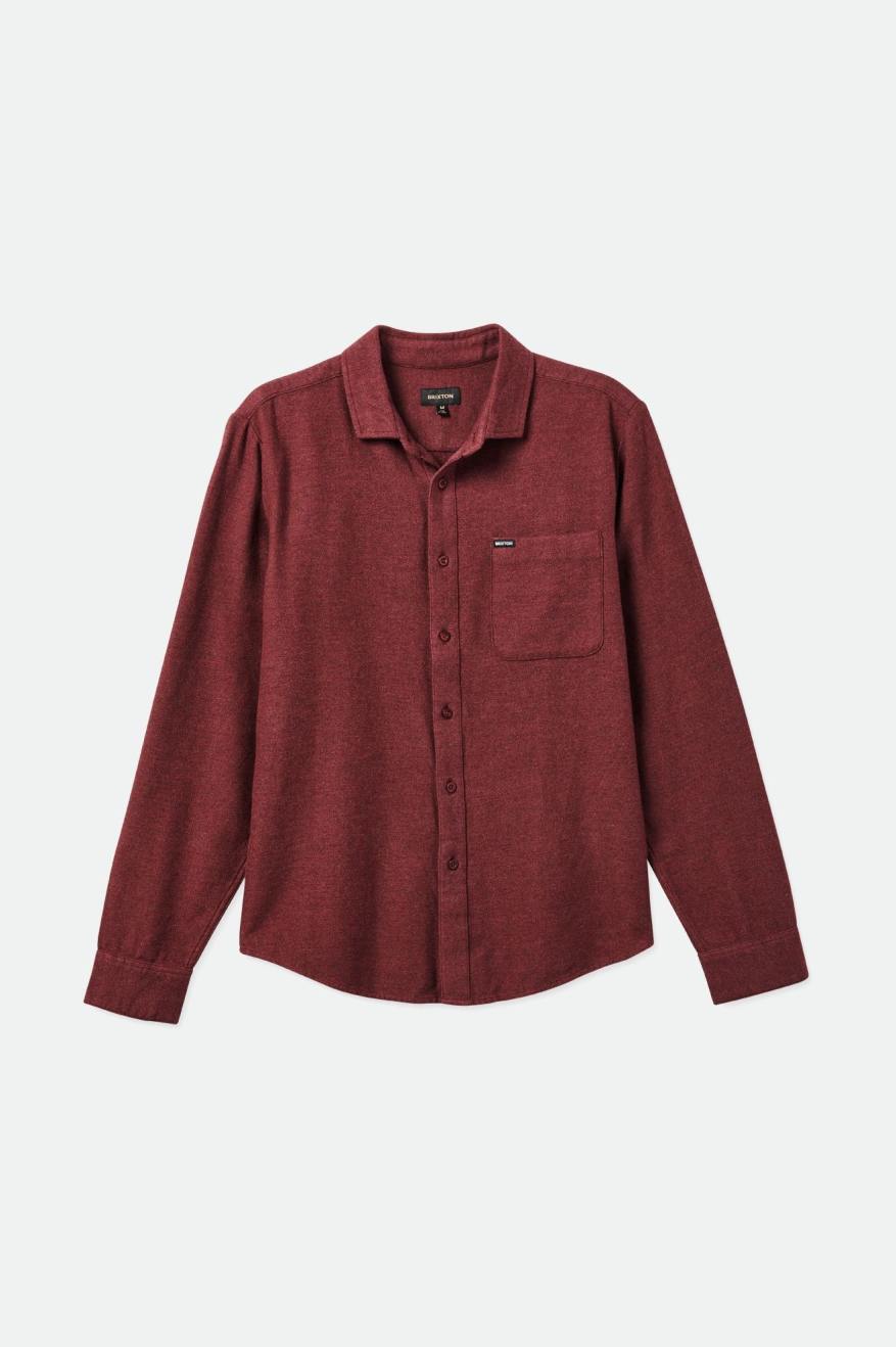 Brixton Bixby Reserve L/S Top Di Flanella Uomo Rosse | 582XNPYSF