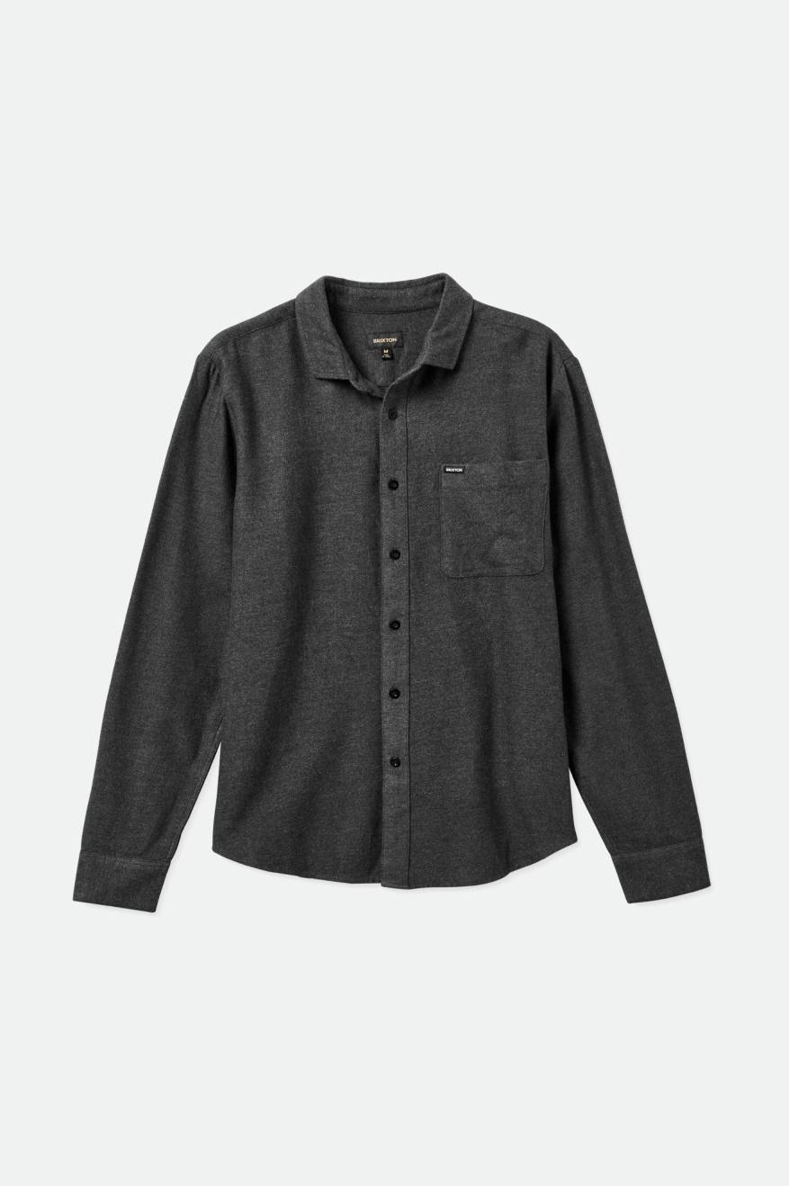 Brixton Bixby Reserve L/S Top Di Woven Uomo Nere | 247OFIHLZ