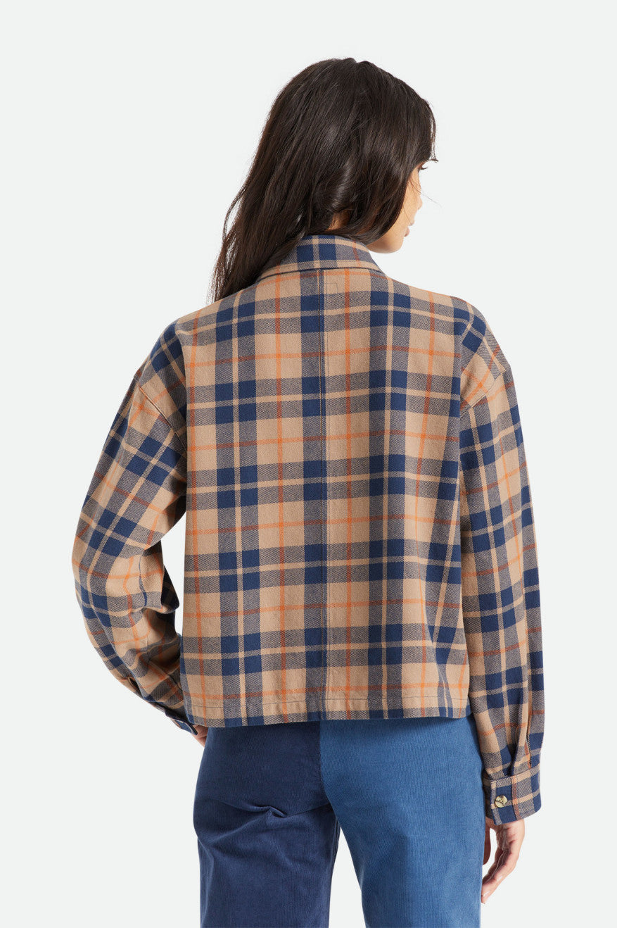 Brixton Bowery L/S Top Donna Verdi Profondo | 490XNFBCG