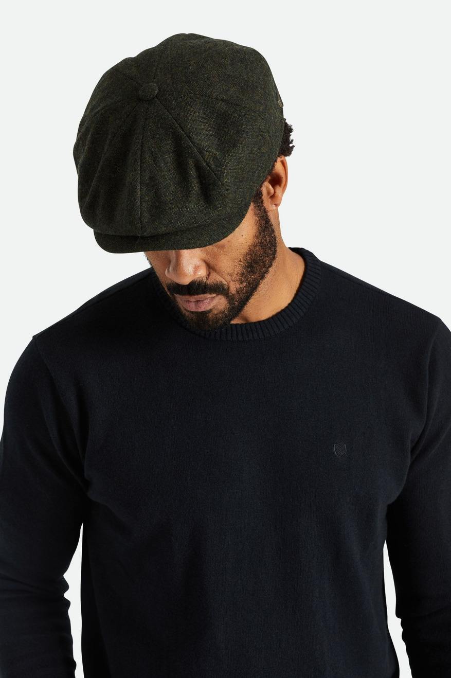 Brixton Brood Baggy Snap Cappelli Uomo Verdi | 581QPUOXM