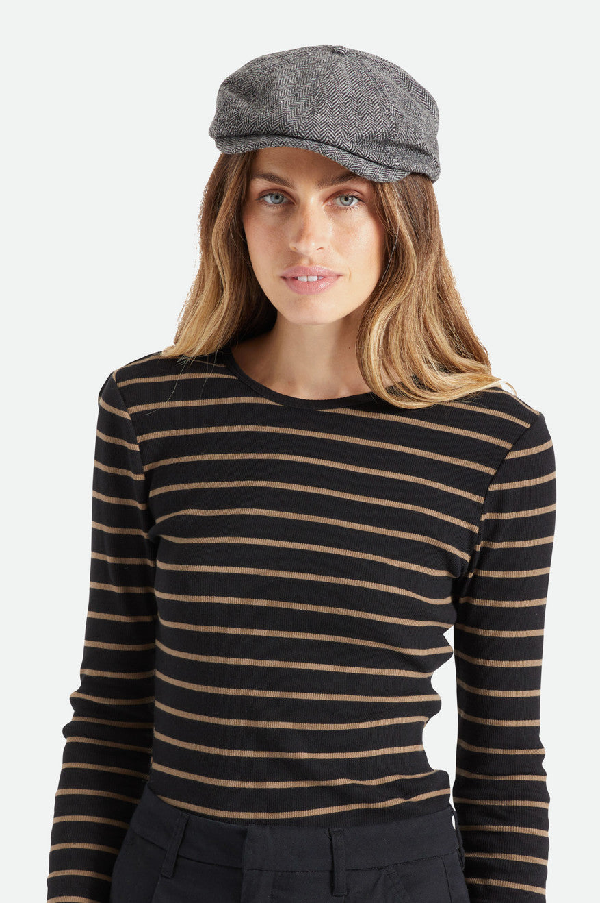 Brixton Brood Cappelli Donna Grigie Nere | 675NOKZDA