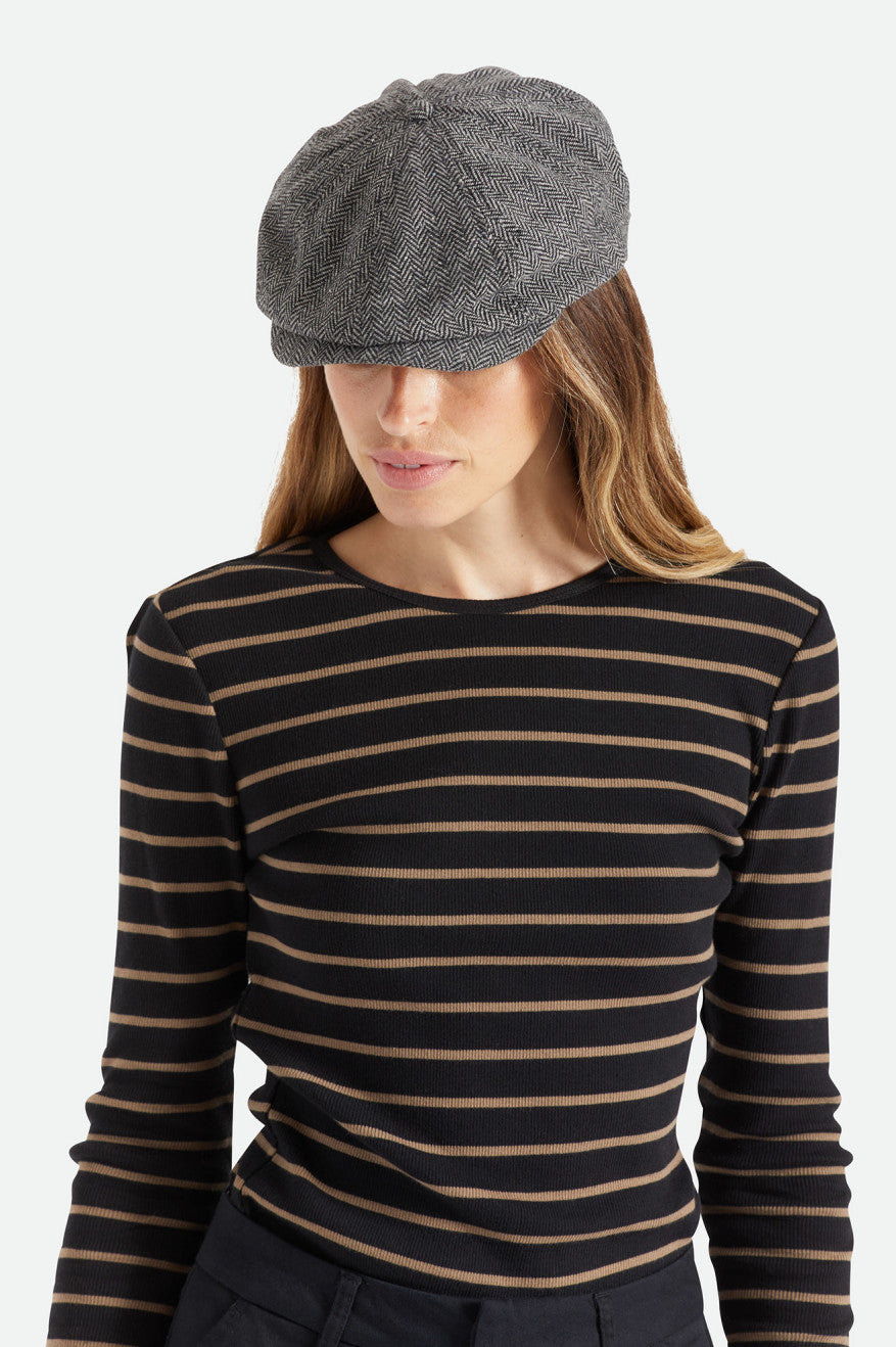 Brixton Brood Cappelli Donna Grigie Nere | 675NOKZDA