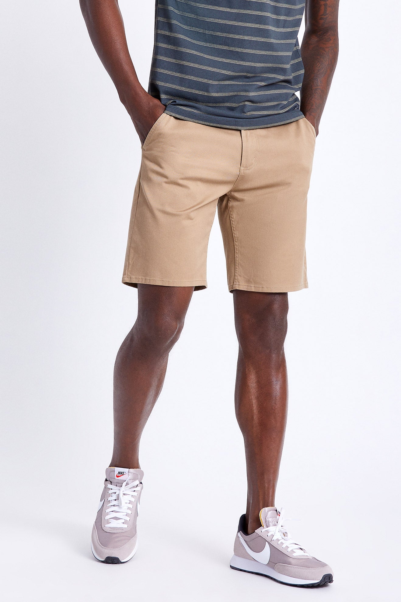 Brixton Choice Chino Pantaloncini Uomo Khaki | 846OJXISN