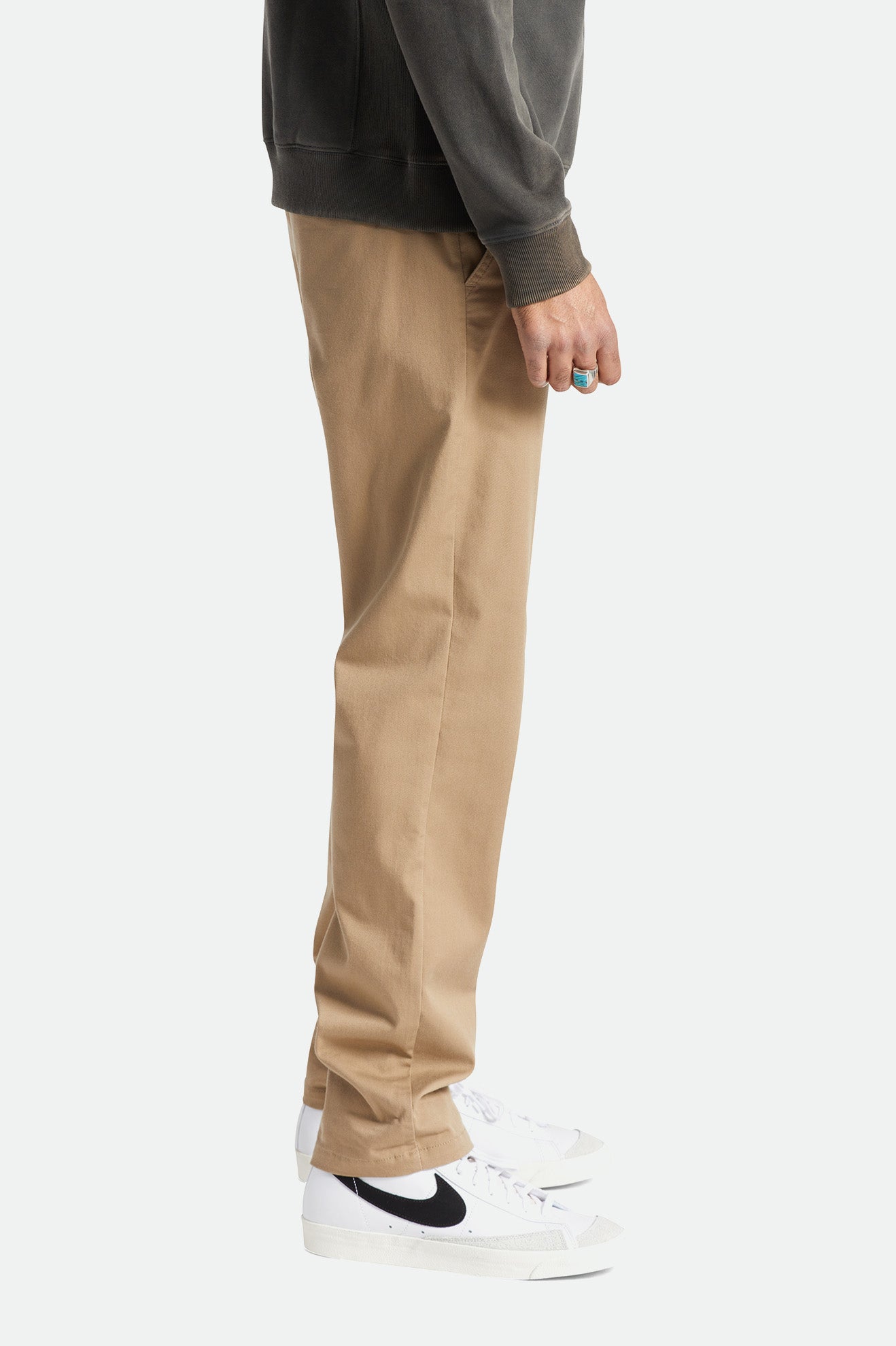 Brixton Choice Chino Pantaloni Uomo Khaki | 260TSVFRW