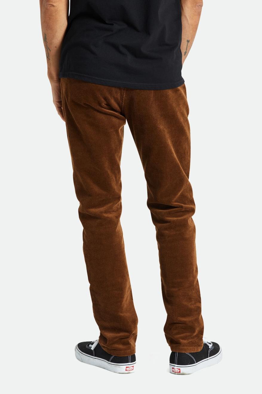 Brixton Choice Chino Regular Pantaloni Uomo Marroni | 081THEJXR