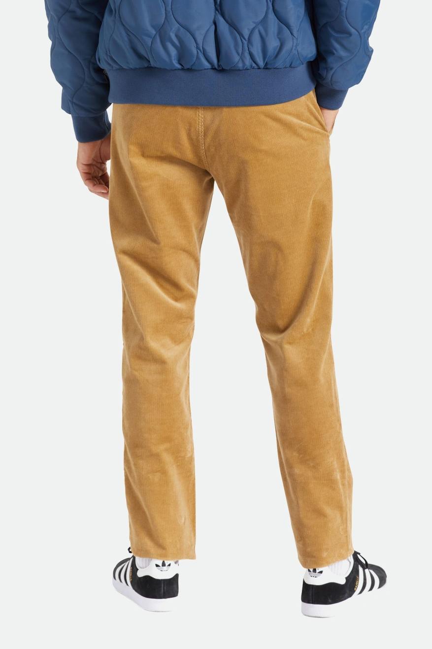 Brixton Choice Chino Regular Pantaloni Uomo Khaki | 267PKGEMH