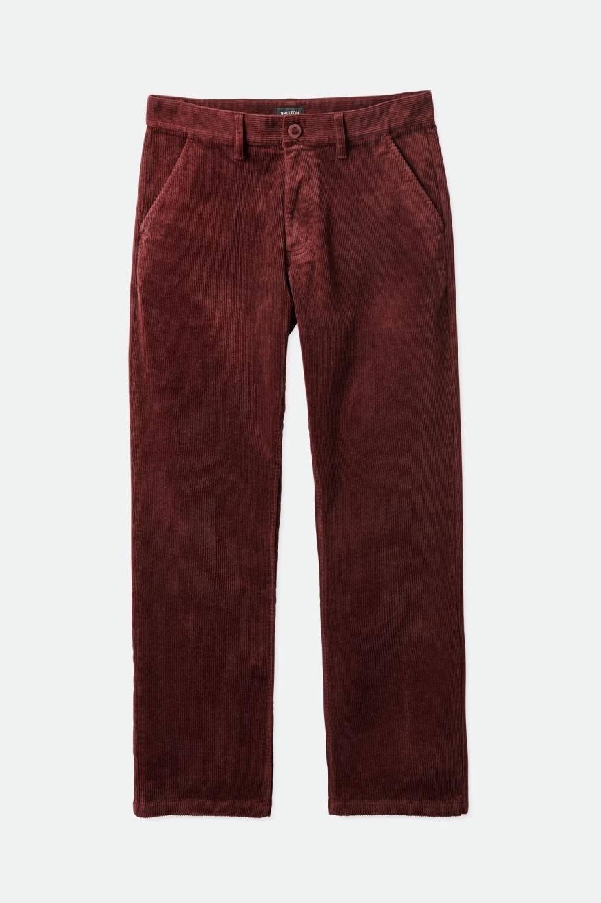 Brixton Choice Chino Regular Pantaloni Uomo Rosse | 426EITXGV