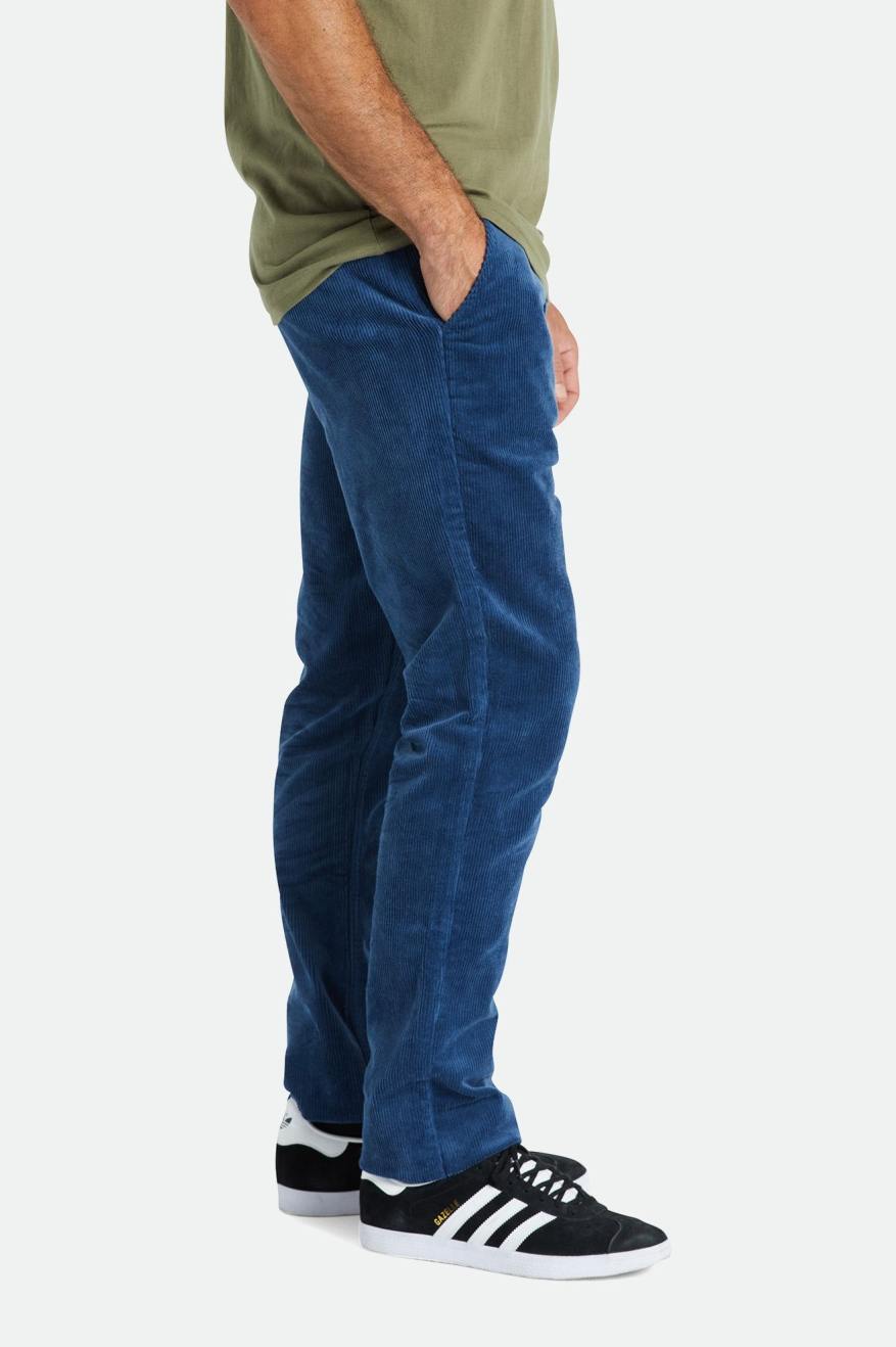 Brixton Choice Chino Regular Pantaloni Uomo Blu | 861ZHRIEQ