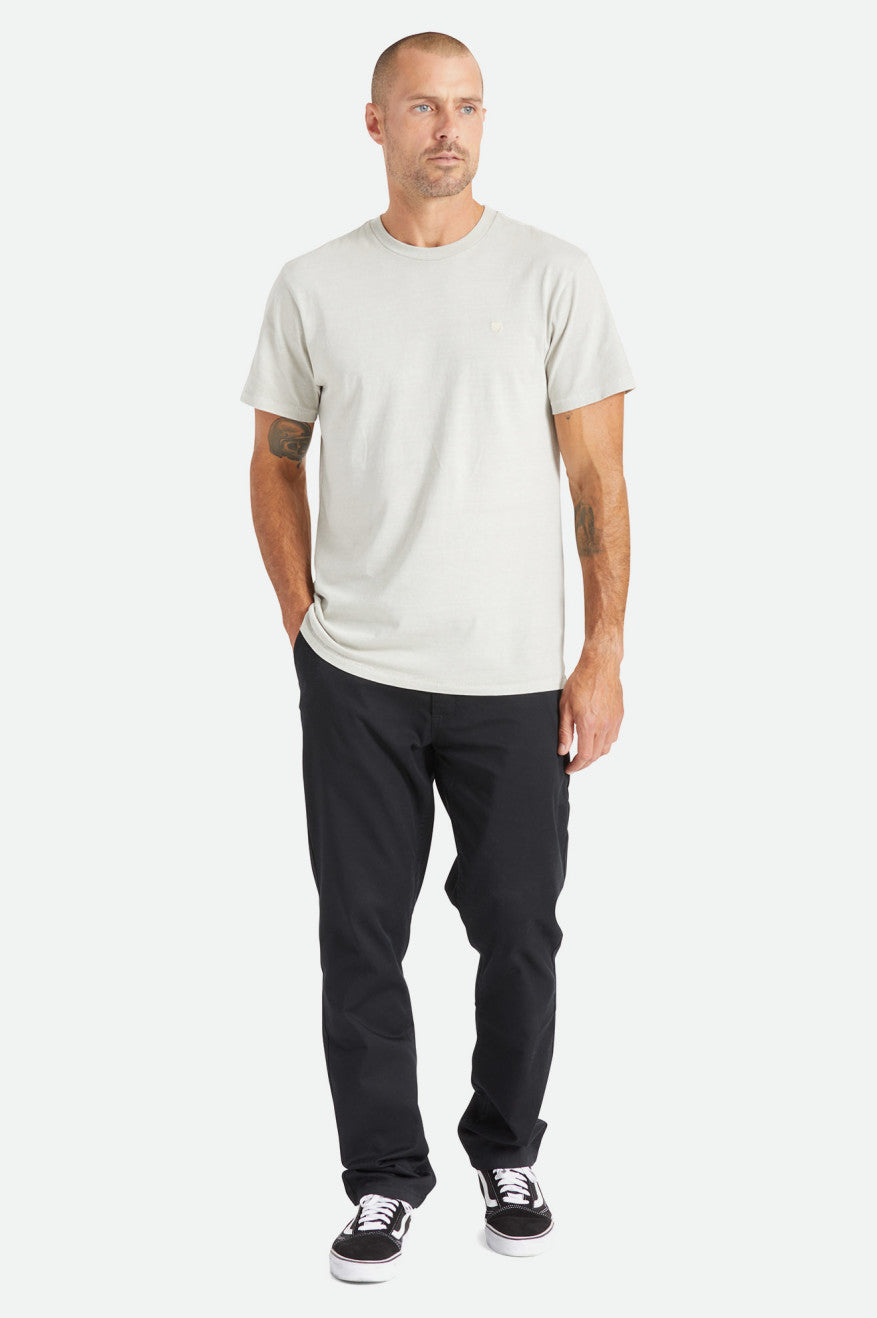 Brixton Choice Chino Regular Pantaloni Uomo Nere | 950DBHMTA