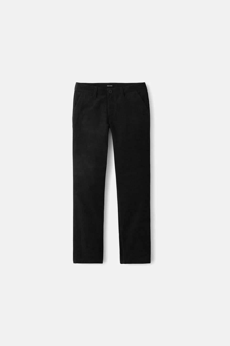 Brixton Choice Chino Regular Pantaloni Uomo Nere | 950DBHMTA