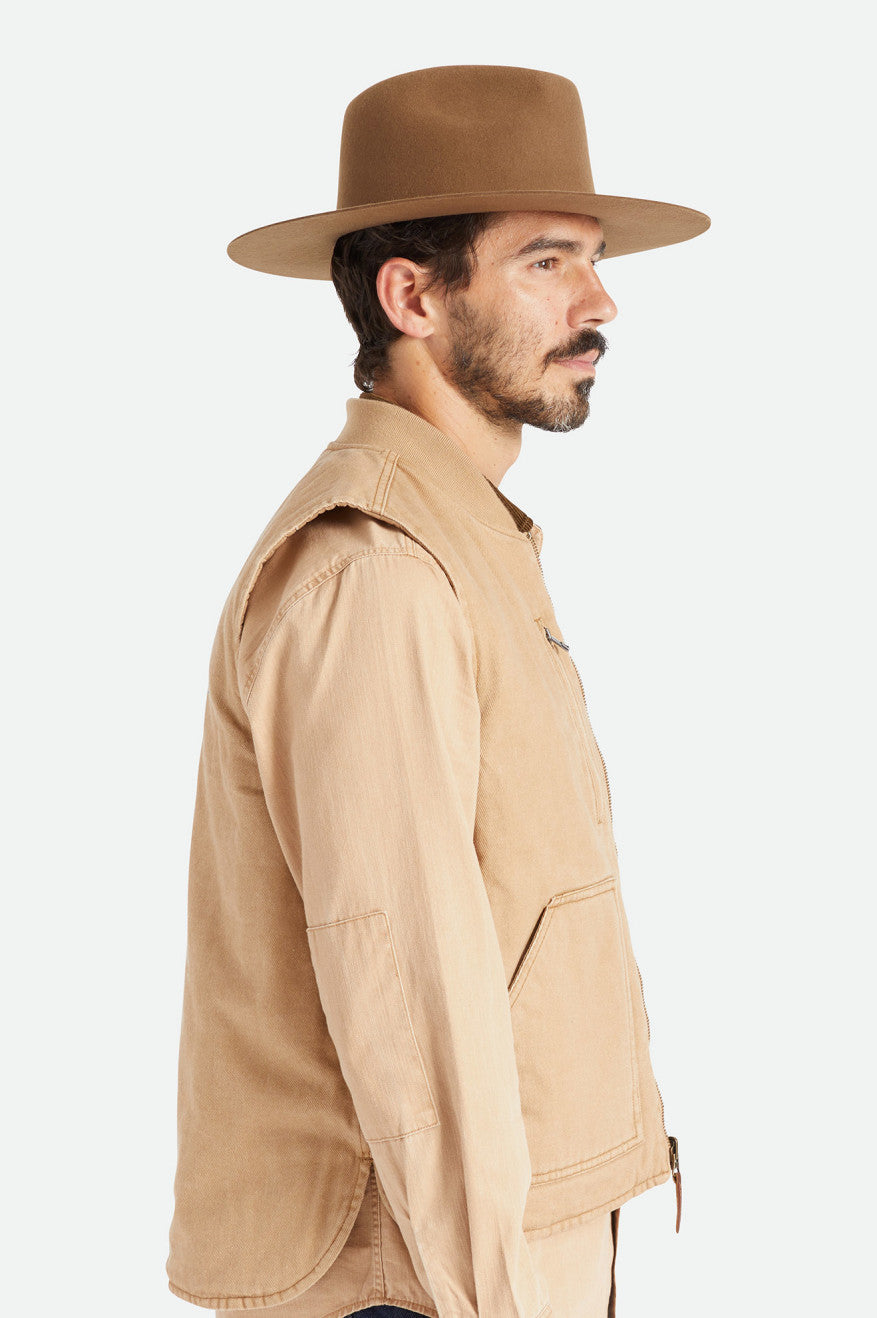 Brixton Cohen Cowboy Cappelli Uomo Beige | 532DNYOUH