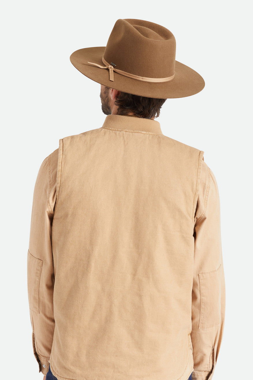 Brixton Cohen Cowboy Cappelli Uomo Beige | 532DNYOUH