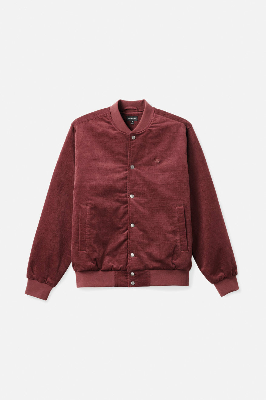 Brixton Dillinger Bomber Giacca Uomo Rosse | 386FAWKVU