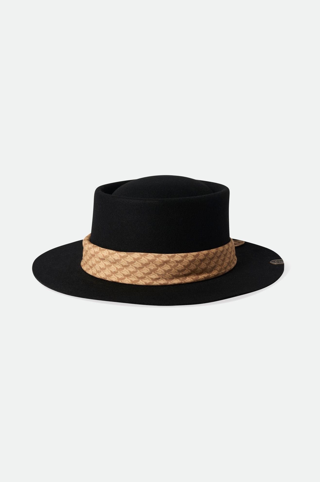 Brixton Fender Jaguar Contour Fedora Uomo Nere | 097AMIBNV