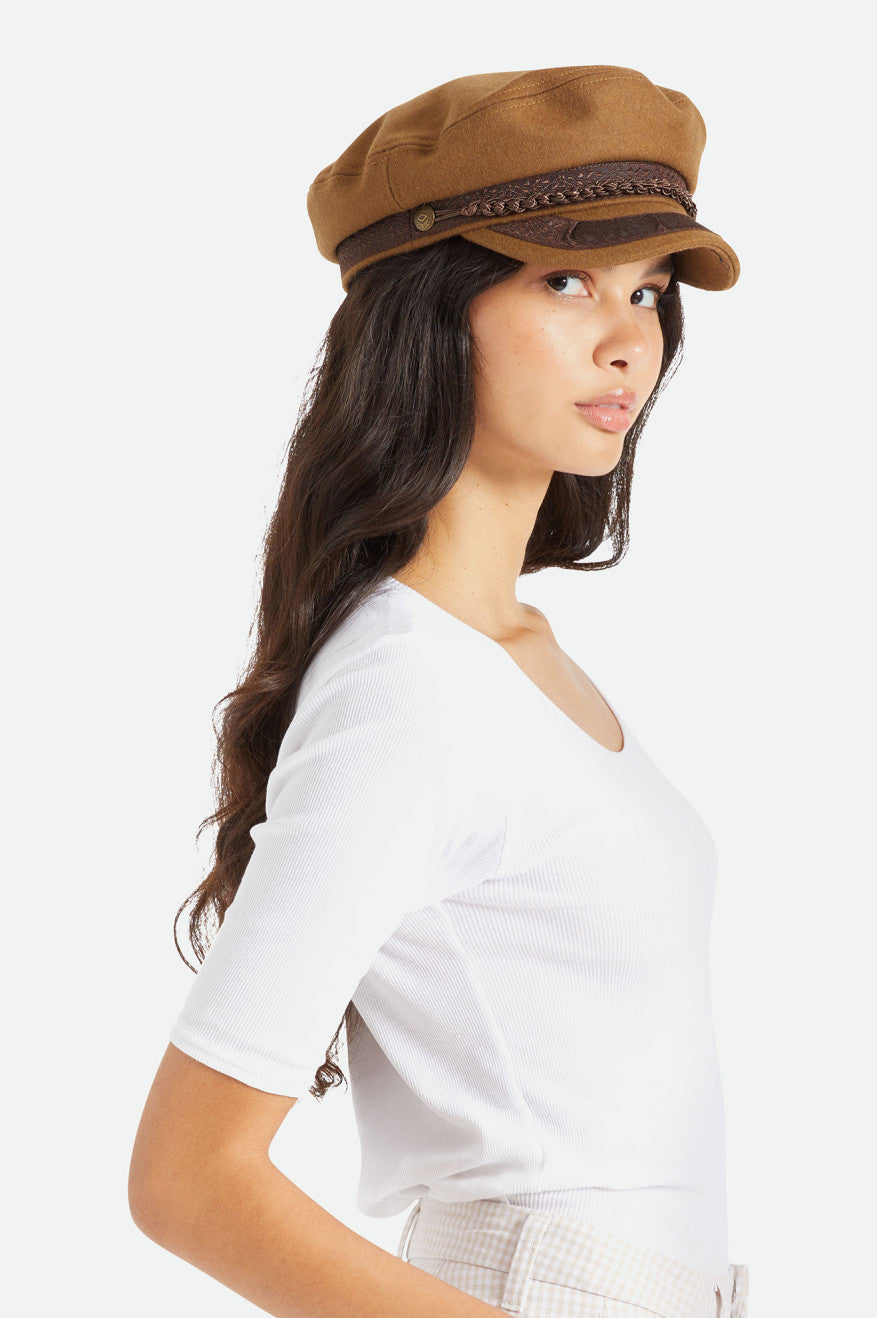 Brixton Fiddler Reserve Cappelli Donna Marroni | 432ZMYALQ