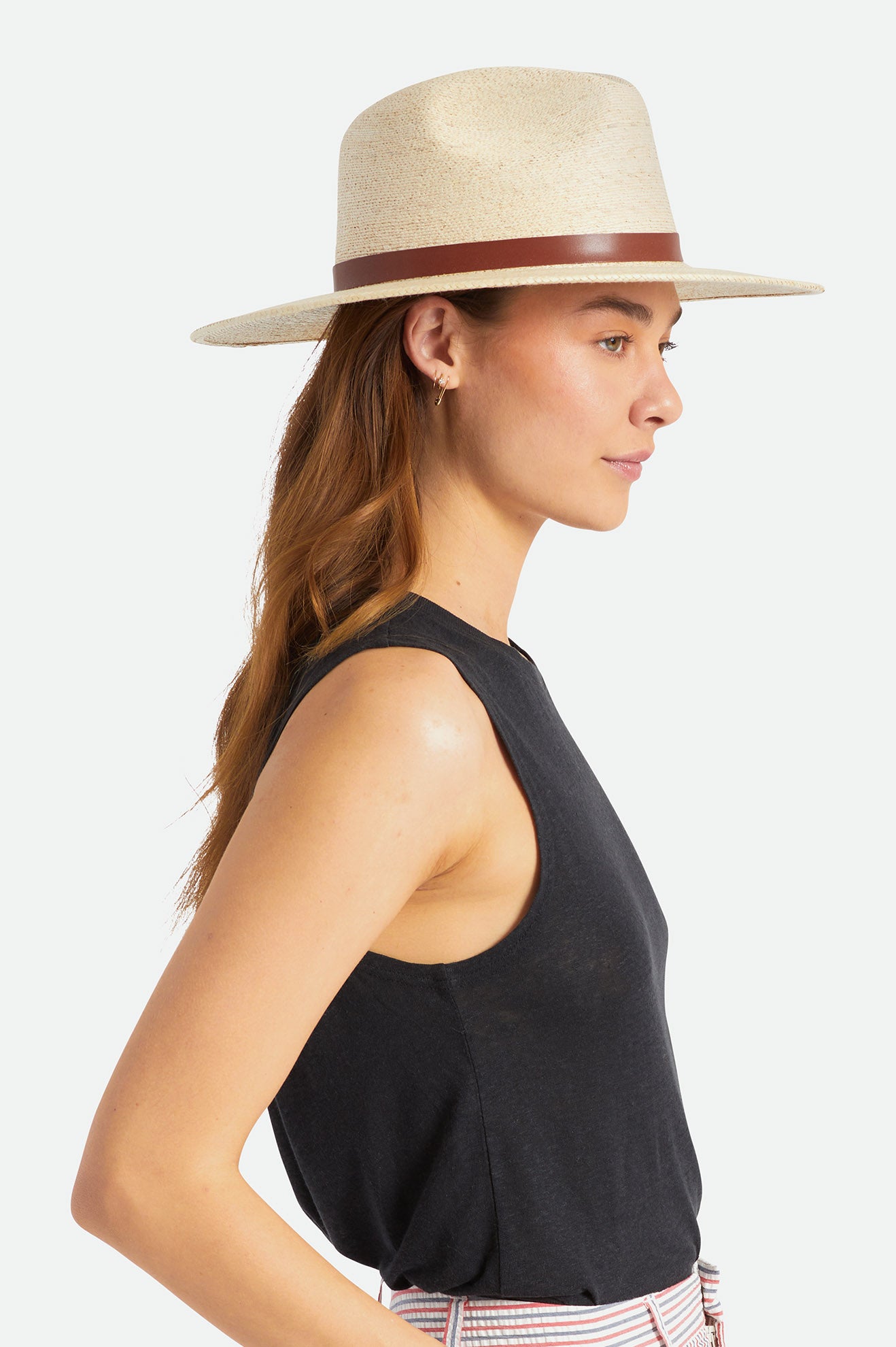 Brixton Field Proper Straw Hat Cappelli Donna Beige | 943MPXWNH