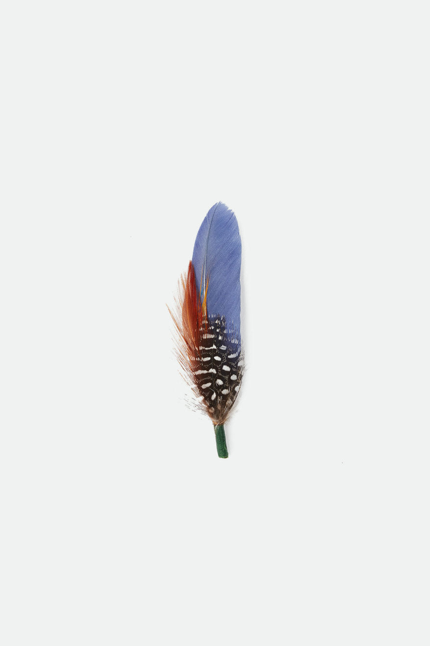 Brixton Frank Universal Hat Feather Accessori Blu | 194ZWRFPM