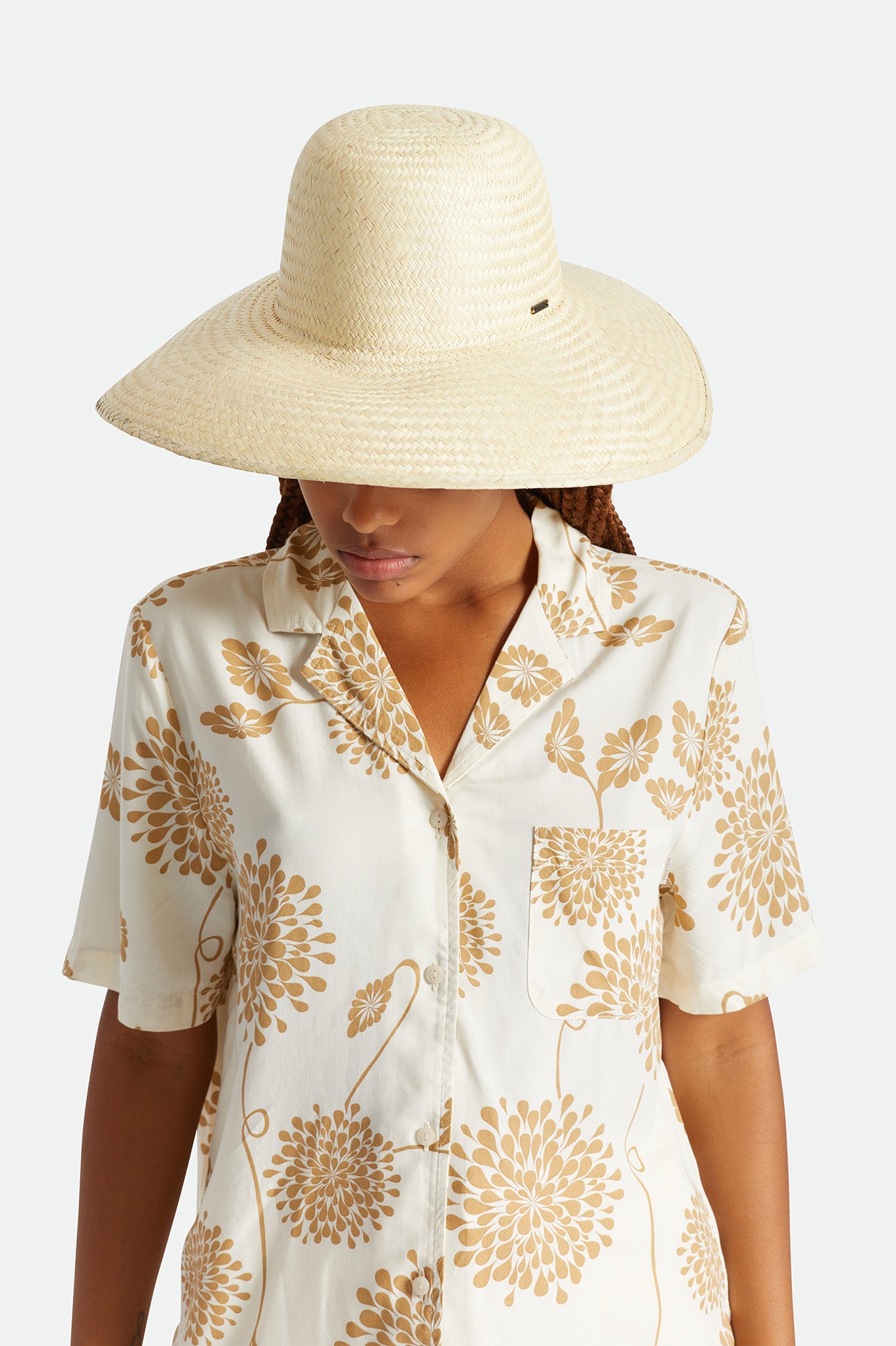 Brixton Janae Sun Cappelli Di Paglia Donna Beige | 470HJSQLN