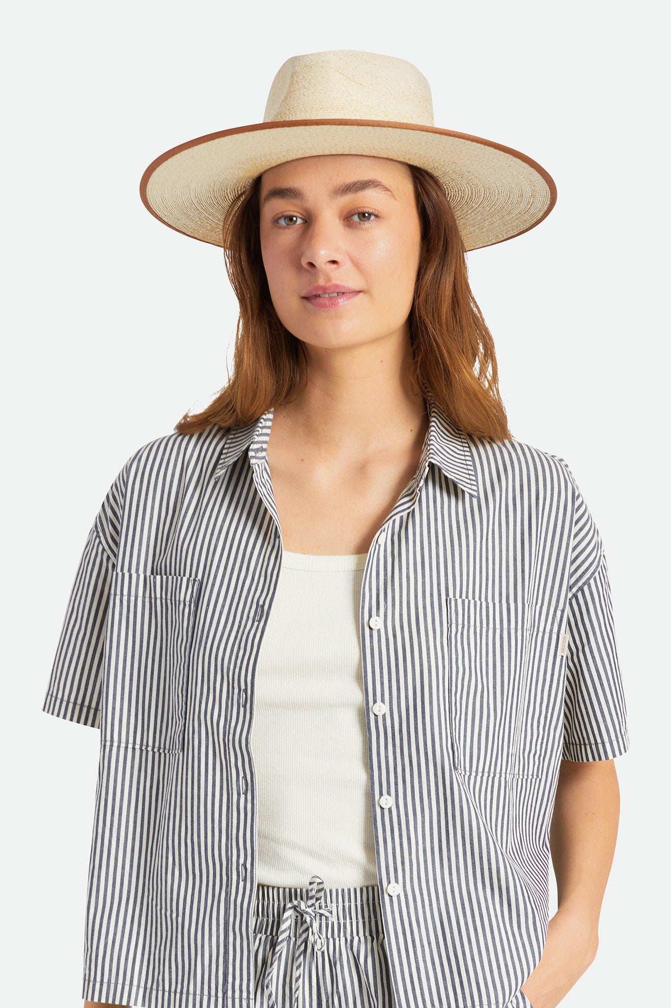 Brixton Jo Rancher Cappelli Di Paglia Donna Beige | 194IBGZSM