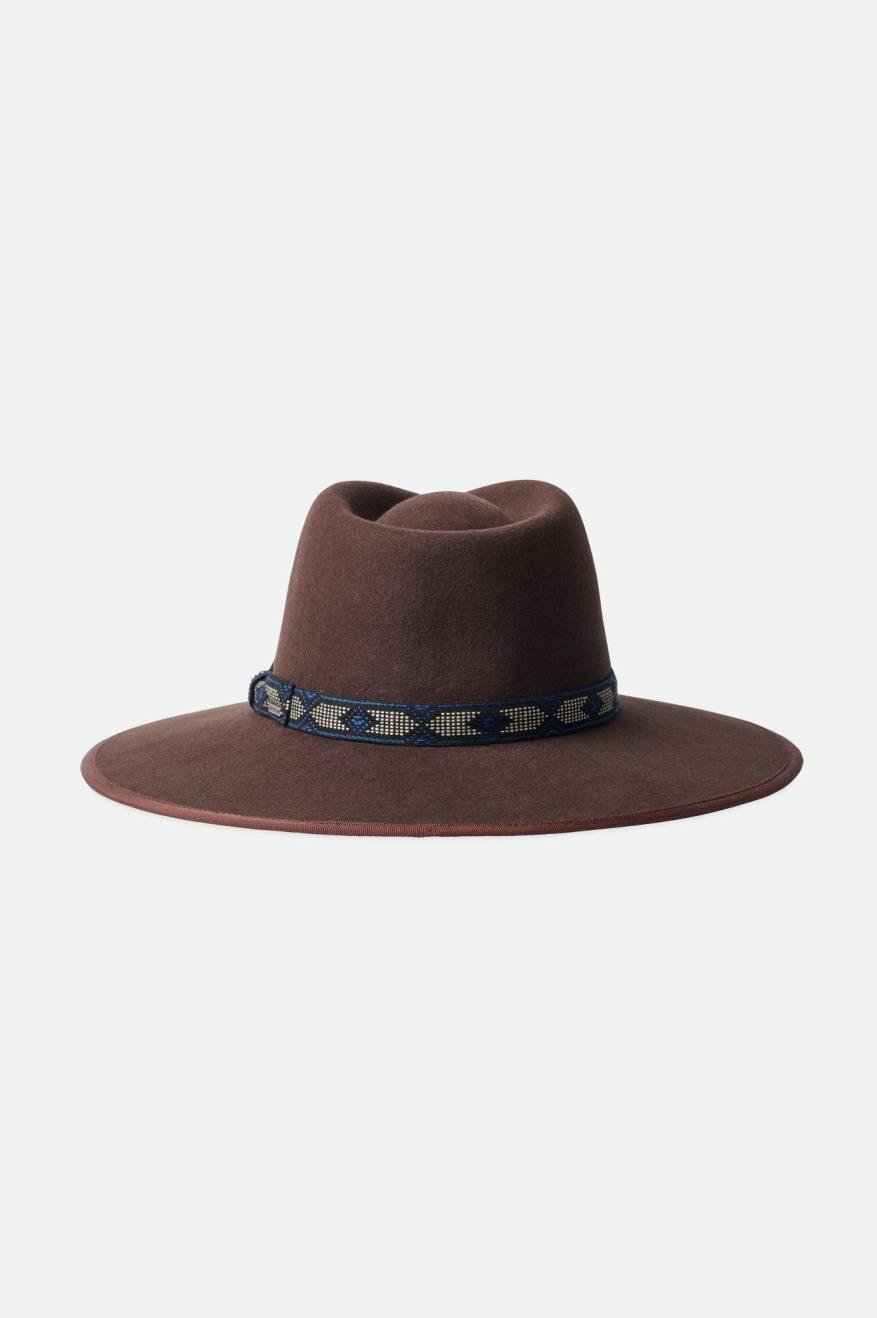 Brixton Jo Rancher Cappelli Uomo Marroni Profondo | 281LFSNJG