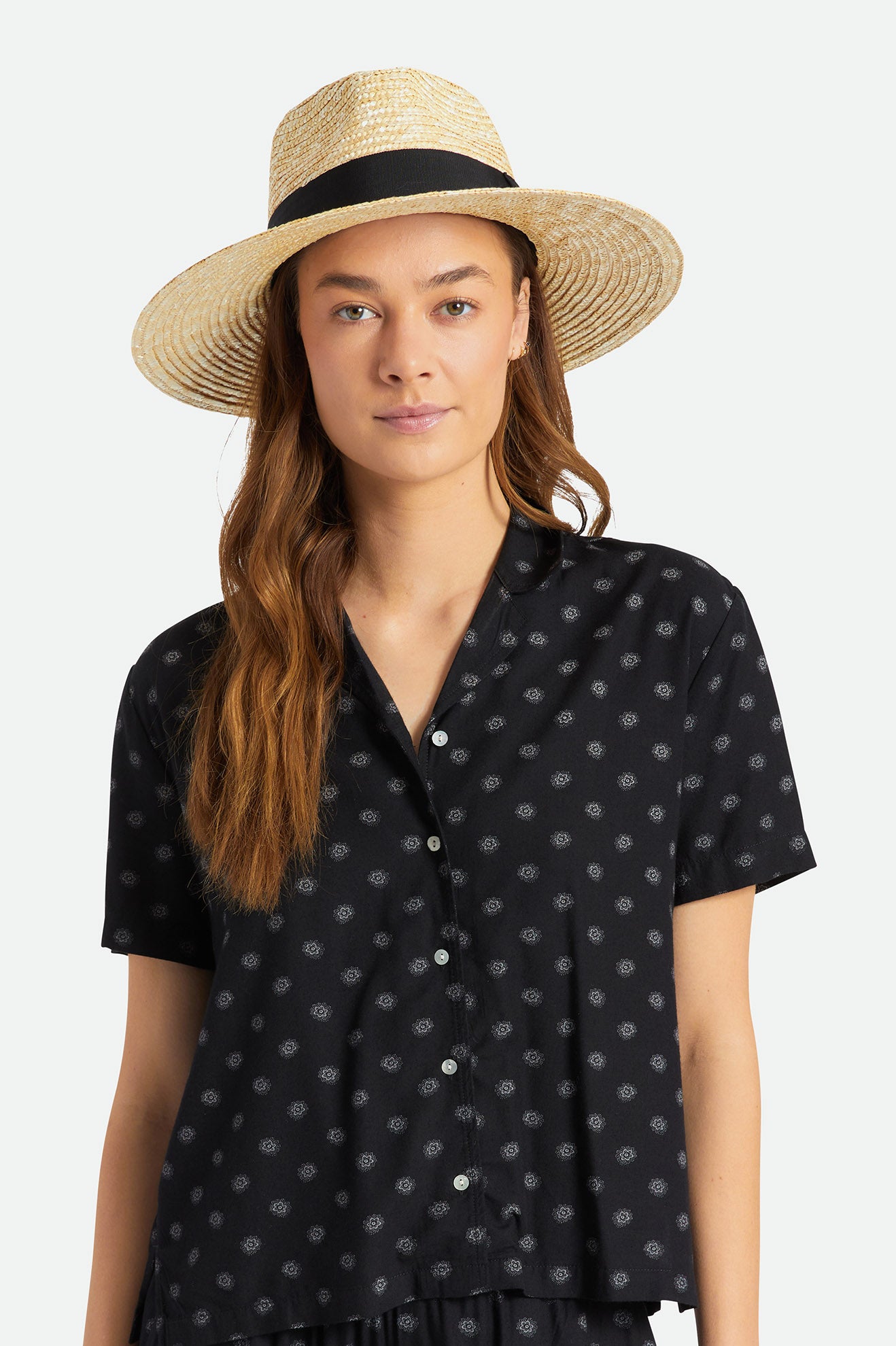 Brixton Joanna Hat Fedora Donna Arancioni | 143GRECPL