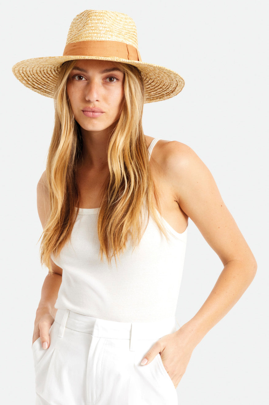 Brixton Joanna Hat Fedora Donna Arancioni | 916XJLOPZ